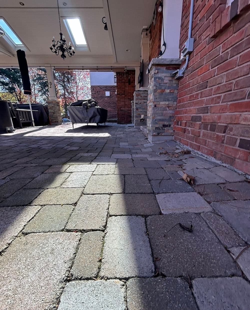 Gallery photos for Pooling Water -400 Sq.Ft Paver Repair: Image #2