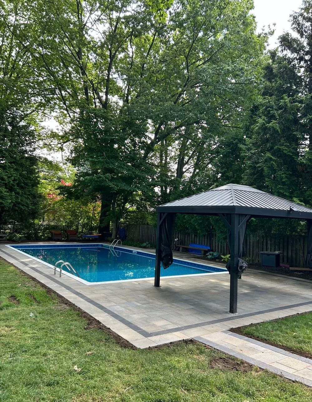 Poolside Patio Makeover in Ancaster image