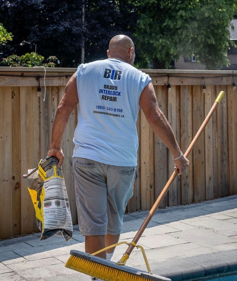 Gallery photos for Pool Area Poly Sand & Pressure Washing in Ancaster: Image #3