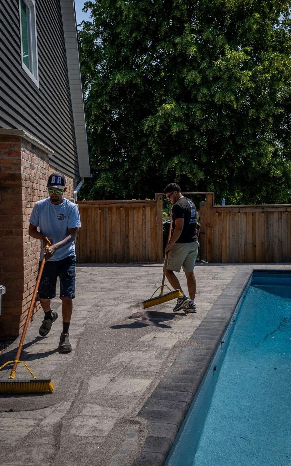 Gallery photos for Pool Area Poly Sand & Pressure Washing in Ancaster: Image #5