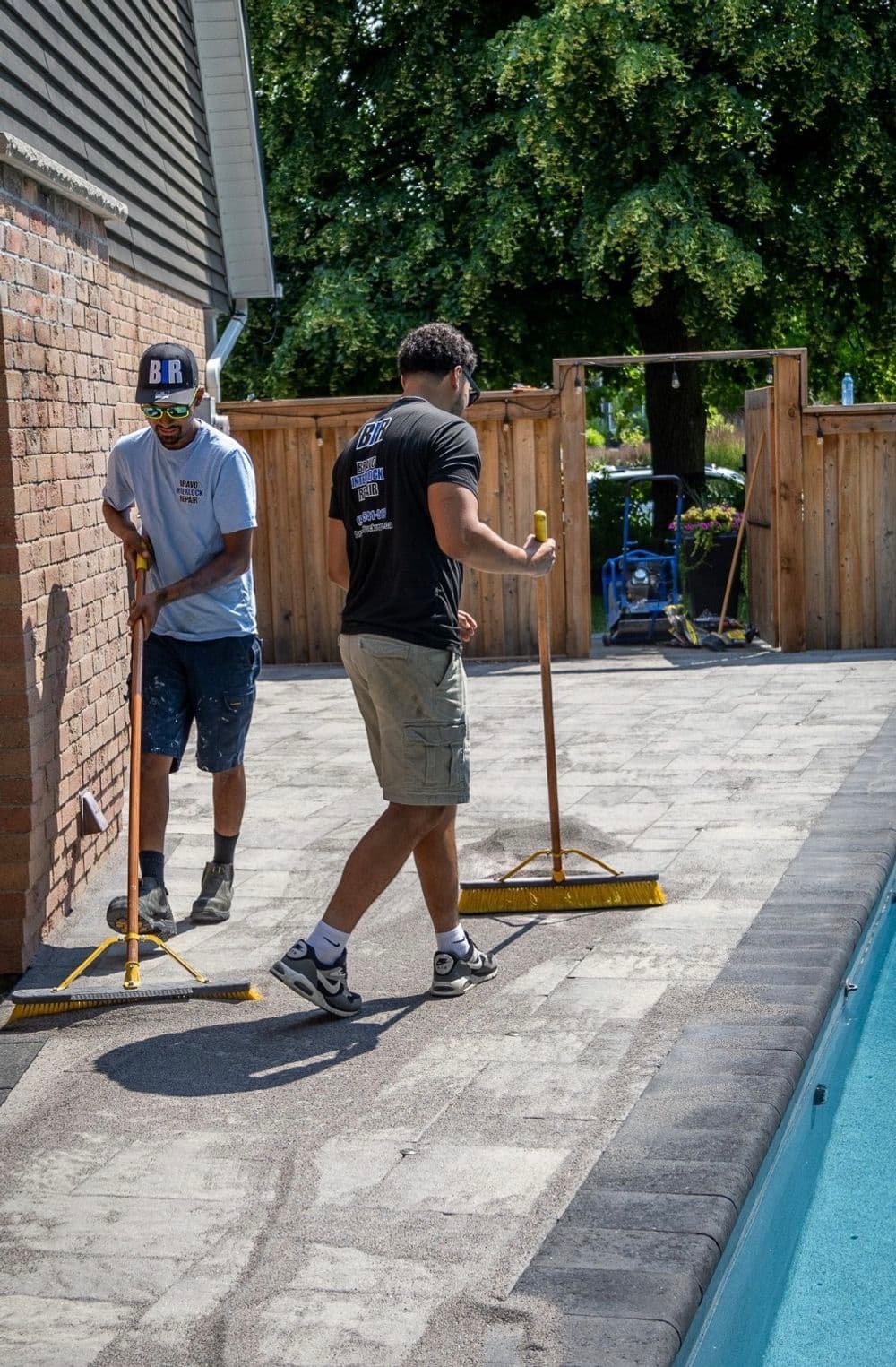 Pool Area Poly Sand & Pressure Washing in Ancaster image