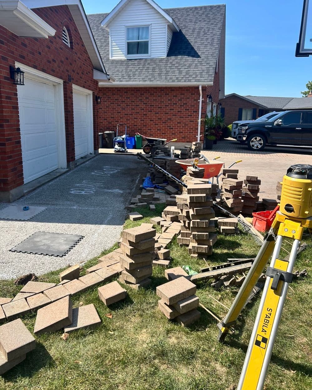 Interlock Driveway Repair in St. Catharines