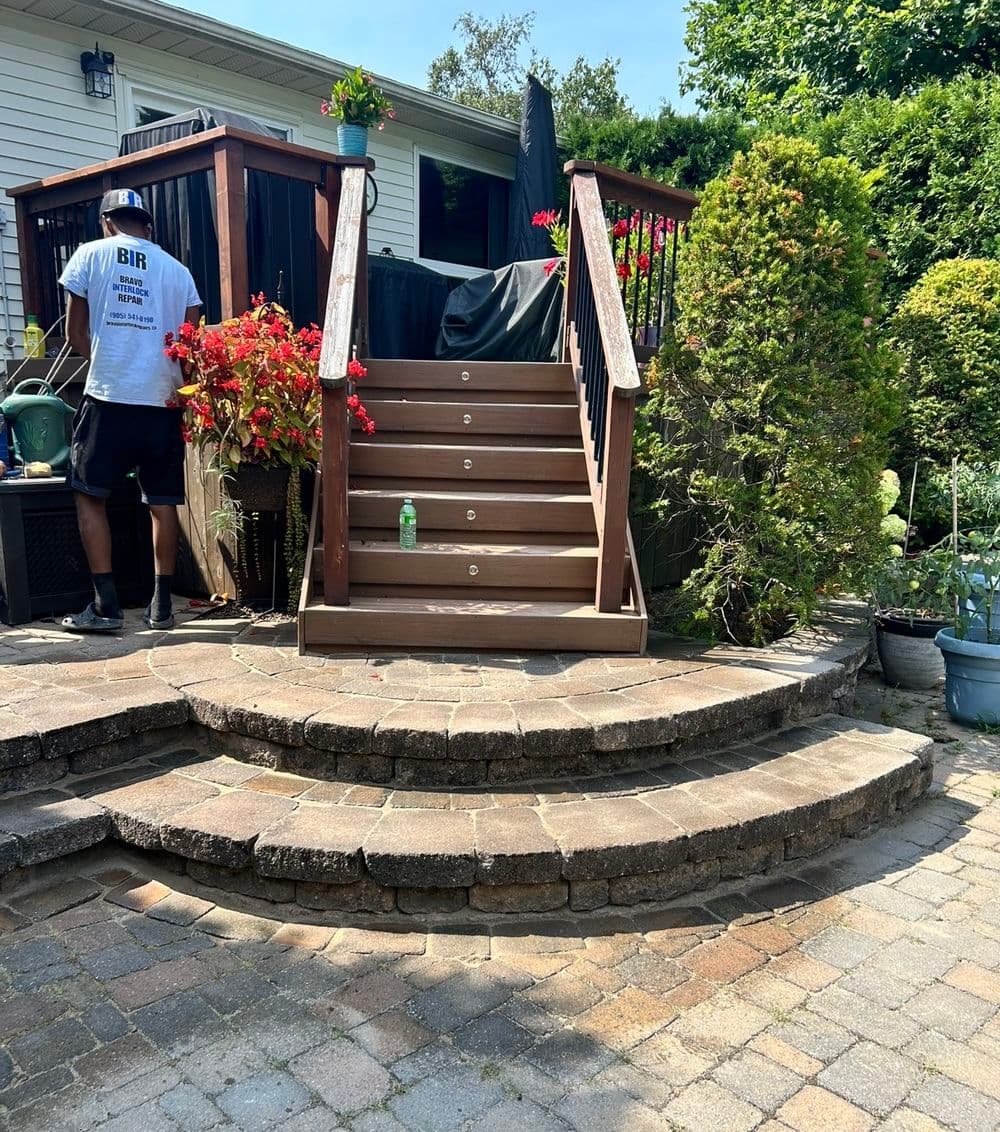 Gallery photos for Patio Stairs Repair in Burlington: Image #3