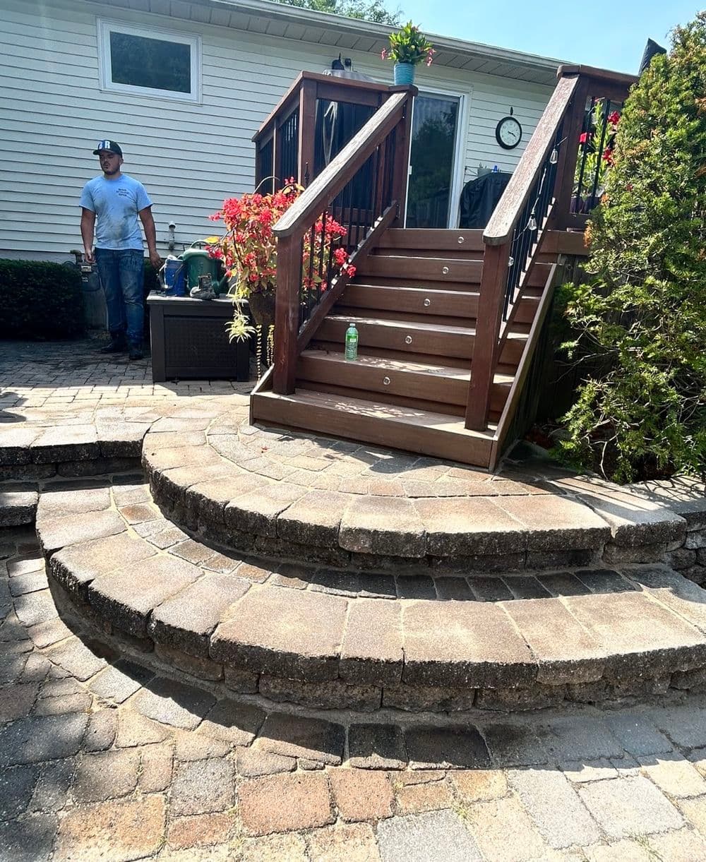 Gallery photos for Patio Stairs Repair in Burlington: Image #2