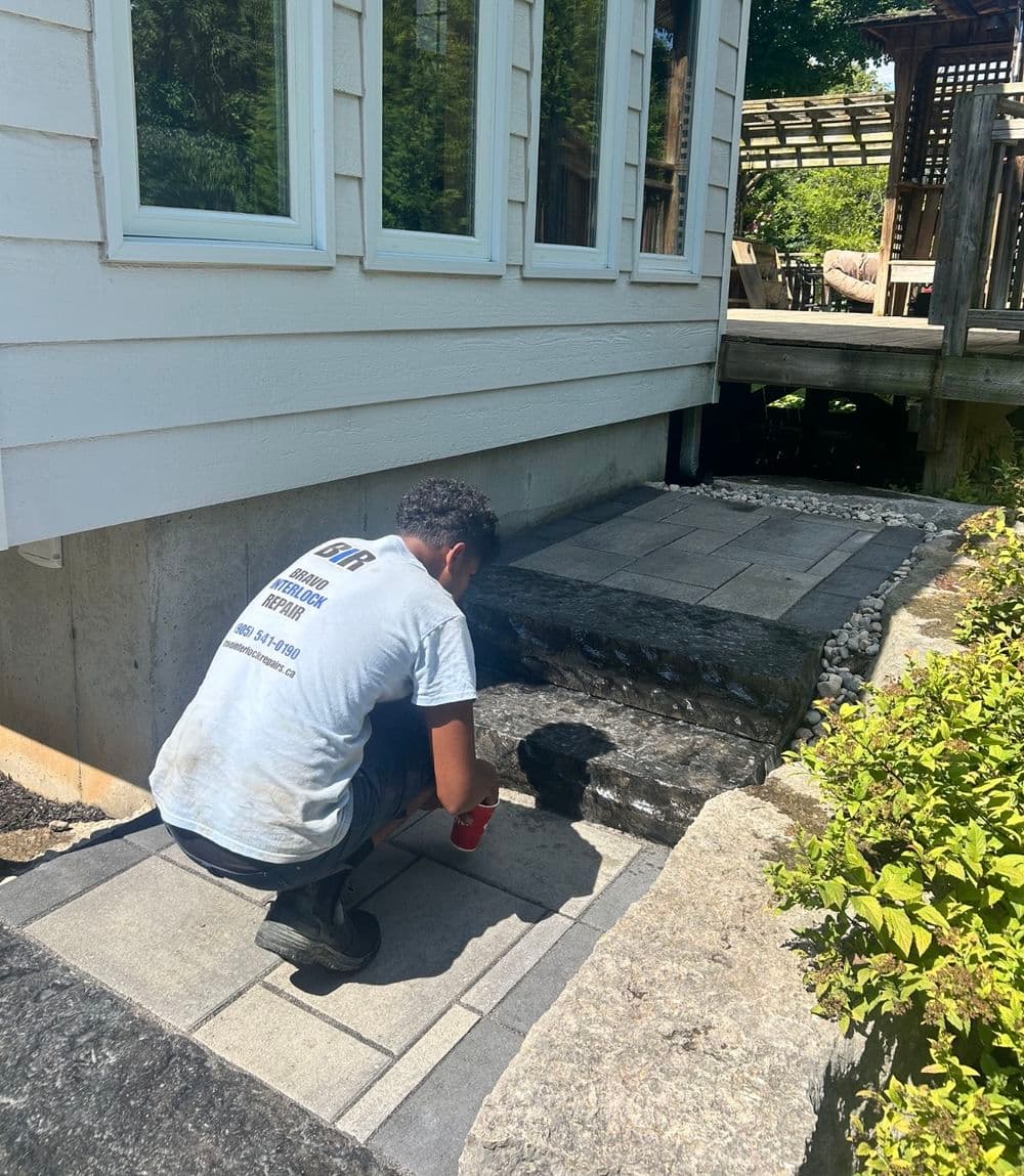 Gallery photos for Polymeric Sand Repair in Puslinch: Image #1