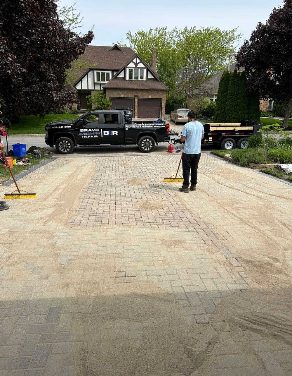 Gallery photos for Driveway Interlock Repair in Lincoln: Image #2