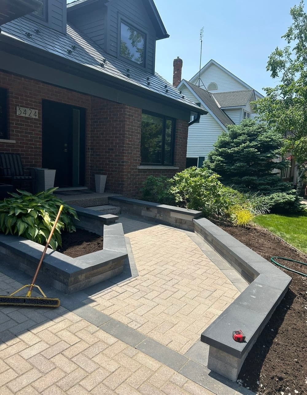 Front Walkway Transformation in Lincoln ON image