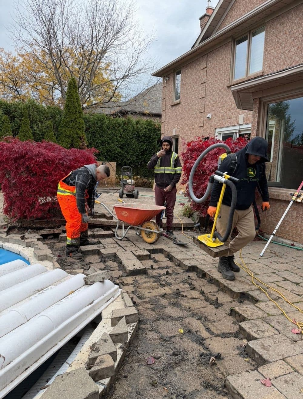 Poolside Interlock Repair in Burlington ON image