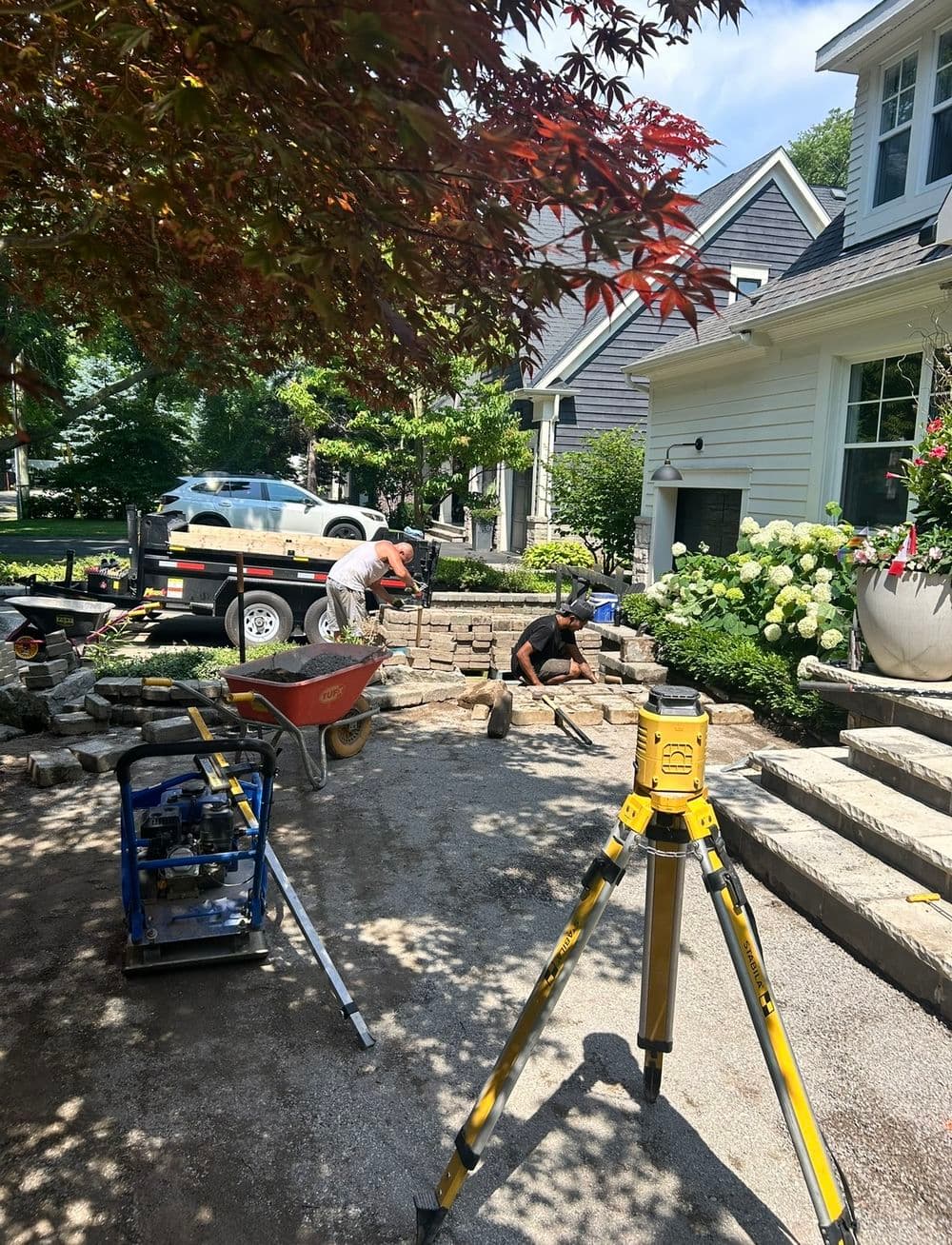 Gallery photos for Stunning Hardscape Transformation in Oakville: Image #1